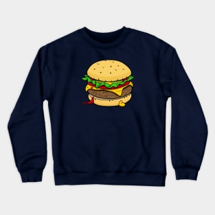 Cheeseburger Crewneck Sweatshirt